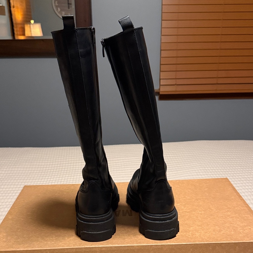 Steve Madden Black Knee-High Boots - Picture 3 of 7